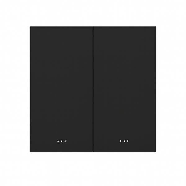 Akubela Smart Key Switches 2 gang Black