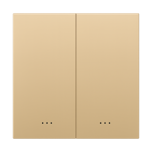 Akubela Smart Key Switches 2 gang Gold