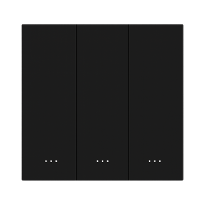 Akubela Smart Key Switches 3 Gang Black