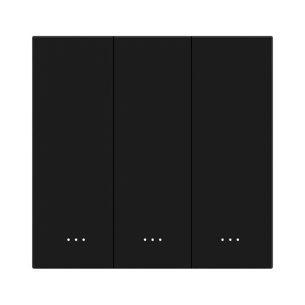 Akubela Smart Key Switches 3 Gang Black