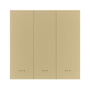 Akubela Smart Key Switches 3 Gang Gold