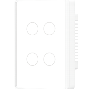 Akubela Touch Switch US version 4 gang white