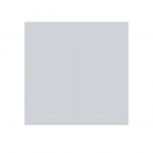 Akubela Smart Key Switches 2 gang White