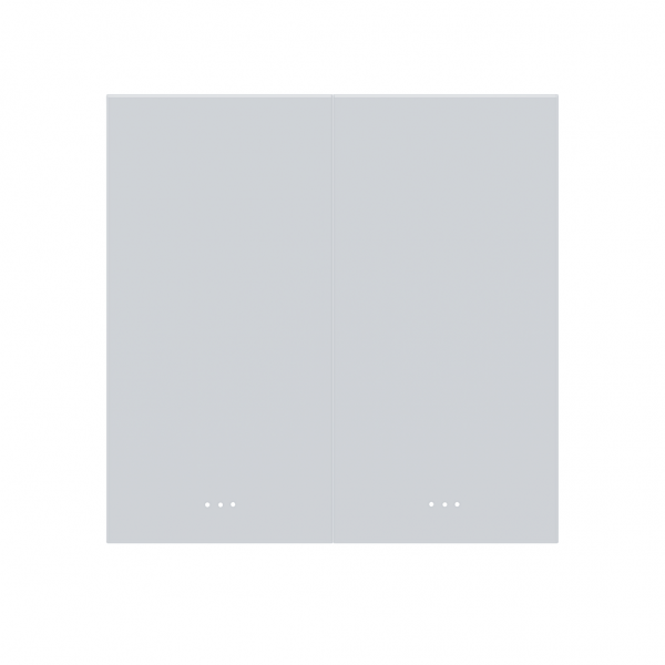 Akubela Smart Key Switches 2 gang White