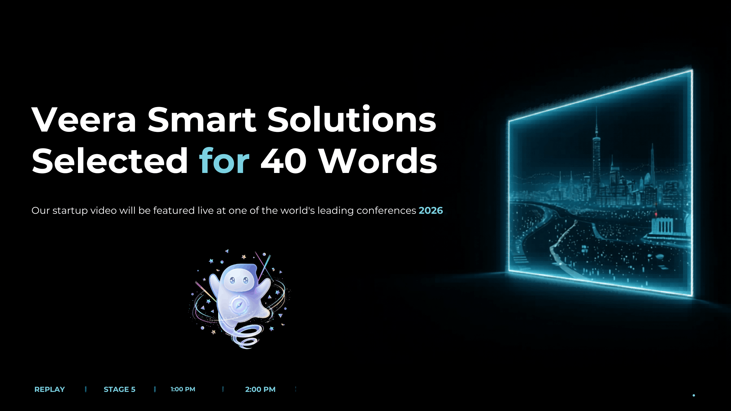 Veera Smart Solutions Selected for “40 Words” at Web Summit Vancouver 2026